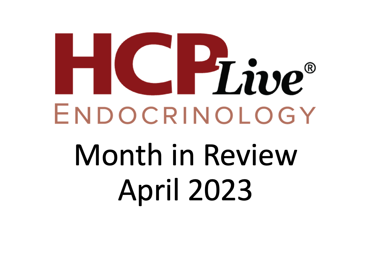 Endocrine Month in Review logo for April 2023