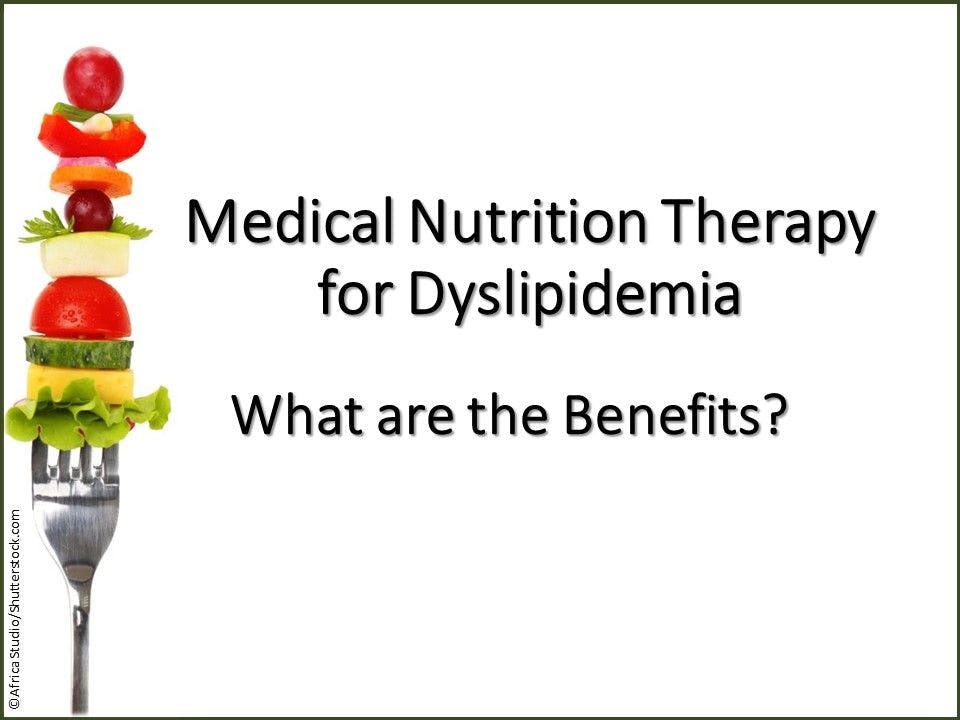 Medical Nutrition Therapy for Dyslipidemia: Costs and Benefits 