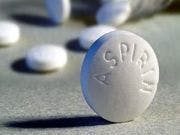 Stock image of an aspirin tablet