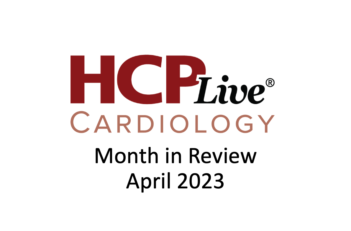 Cardiology top news recap thumbnail for April 2023