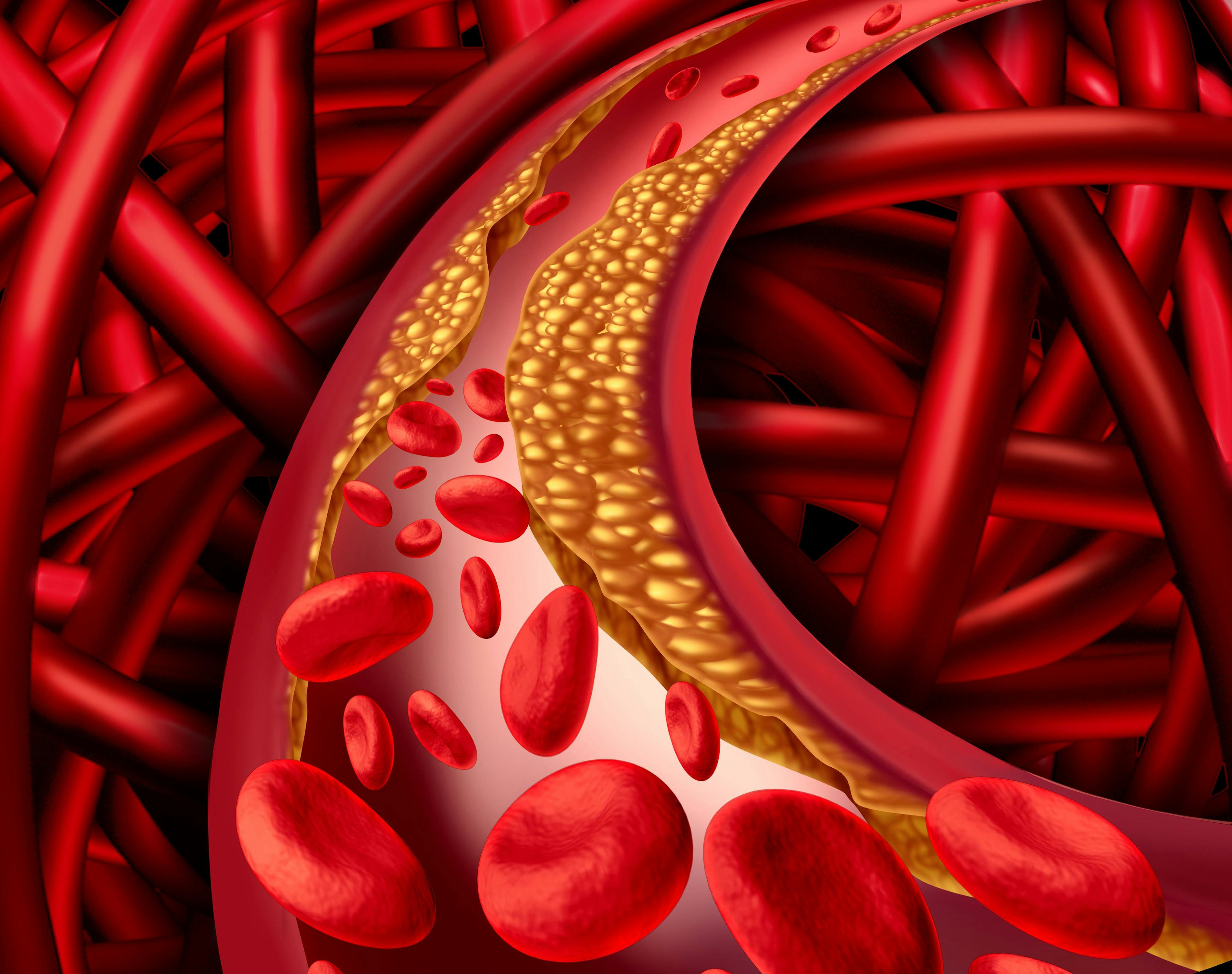 Digital illustration of cholesterol