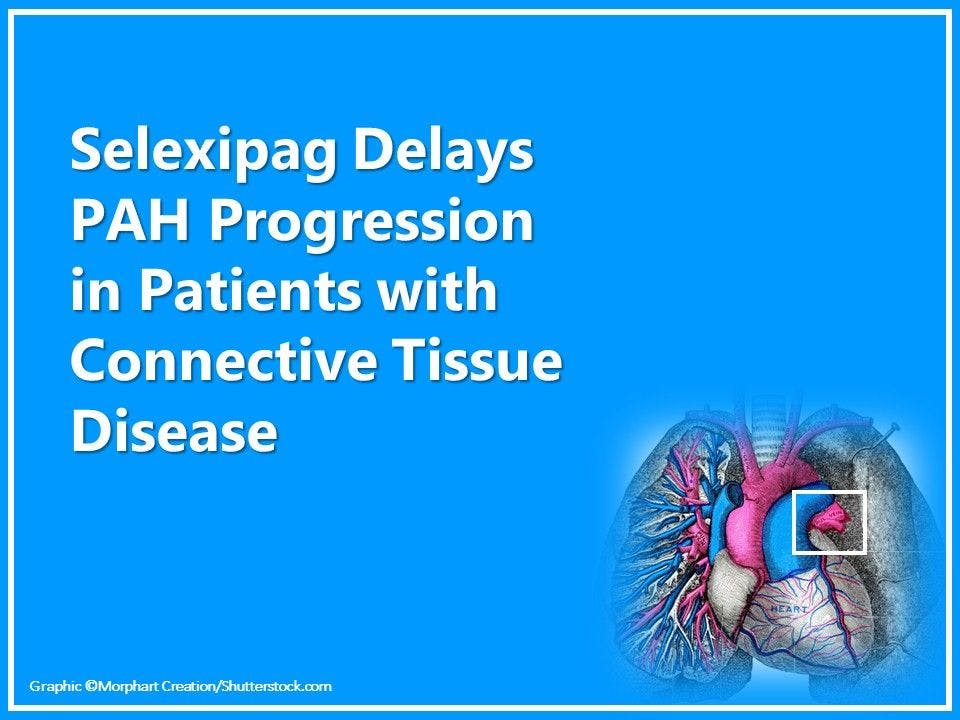 Selexipag Delays PAH Progression in Patients with Connective Tissue Disease