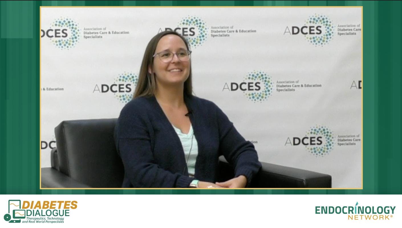 Still shot from interview with Jennifer Clements, PharmD