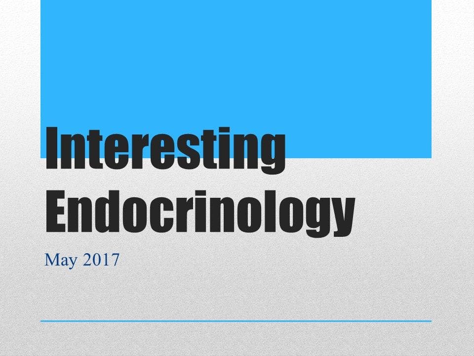  Interesting Endo: Osteoporosis & Thyroid Cancer