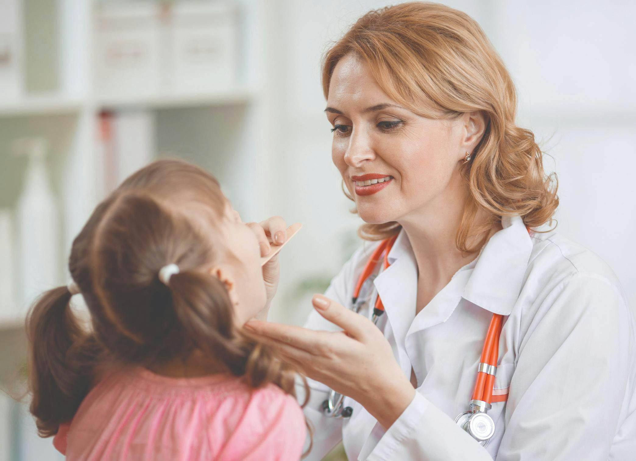 A child visiting a pediatric endocrinologist