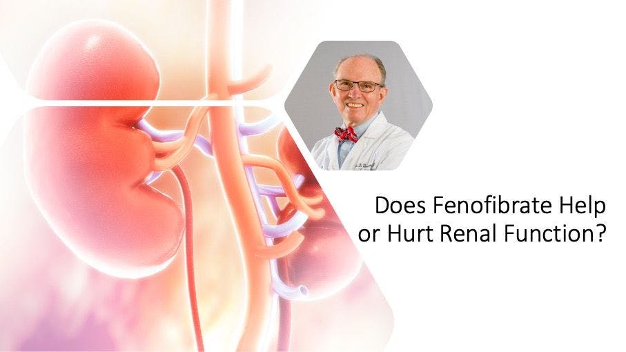Does Fenofibrate Help or Hurt Renal Function? 