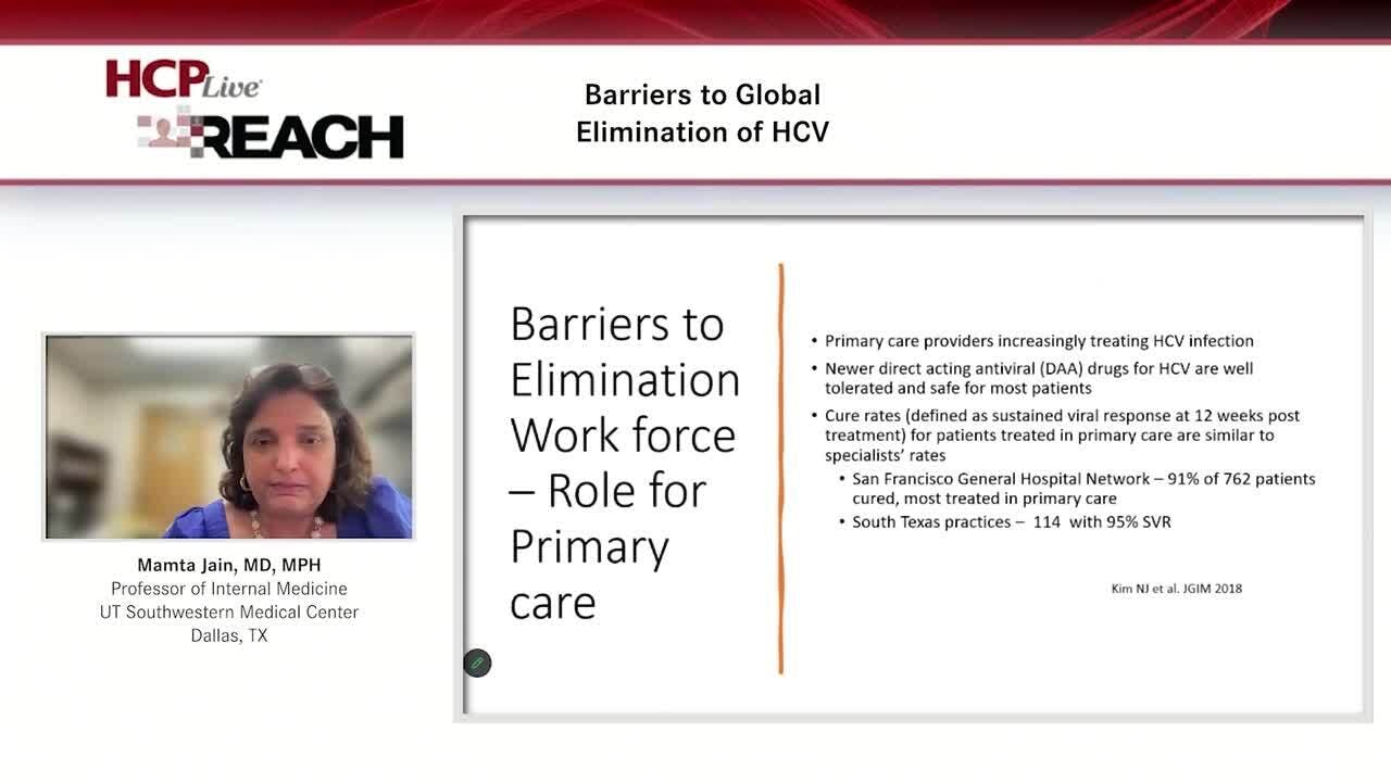 Barriers to Global Elimination of HCV