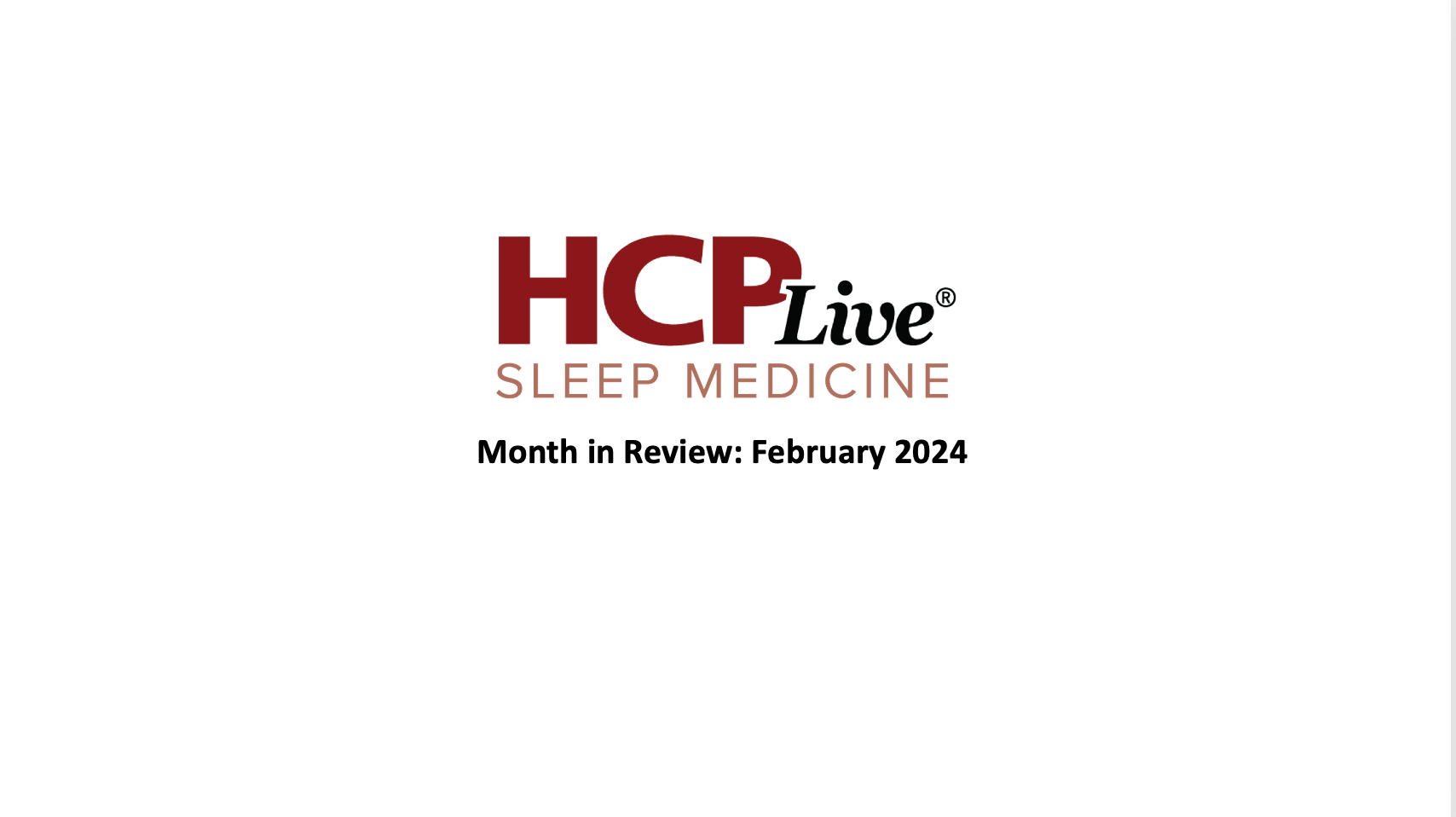 Sleep Month in Review: February 2024