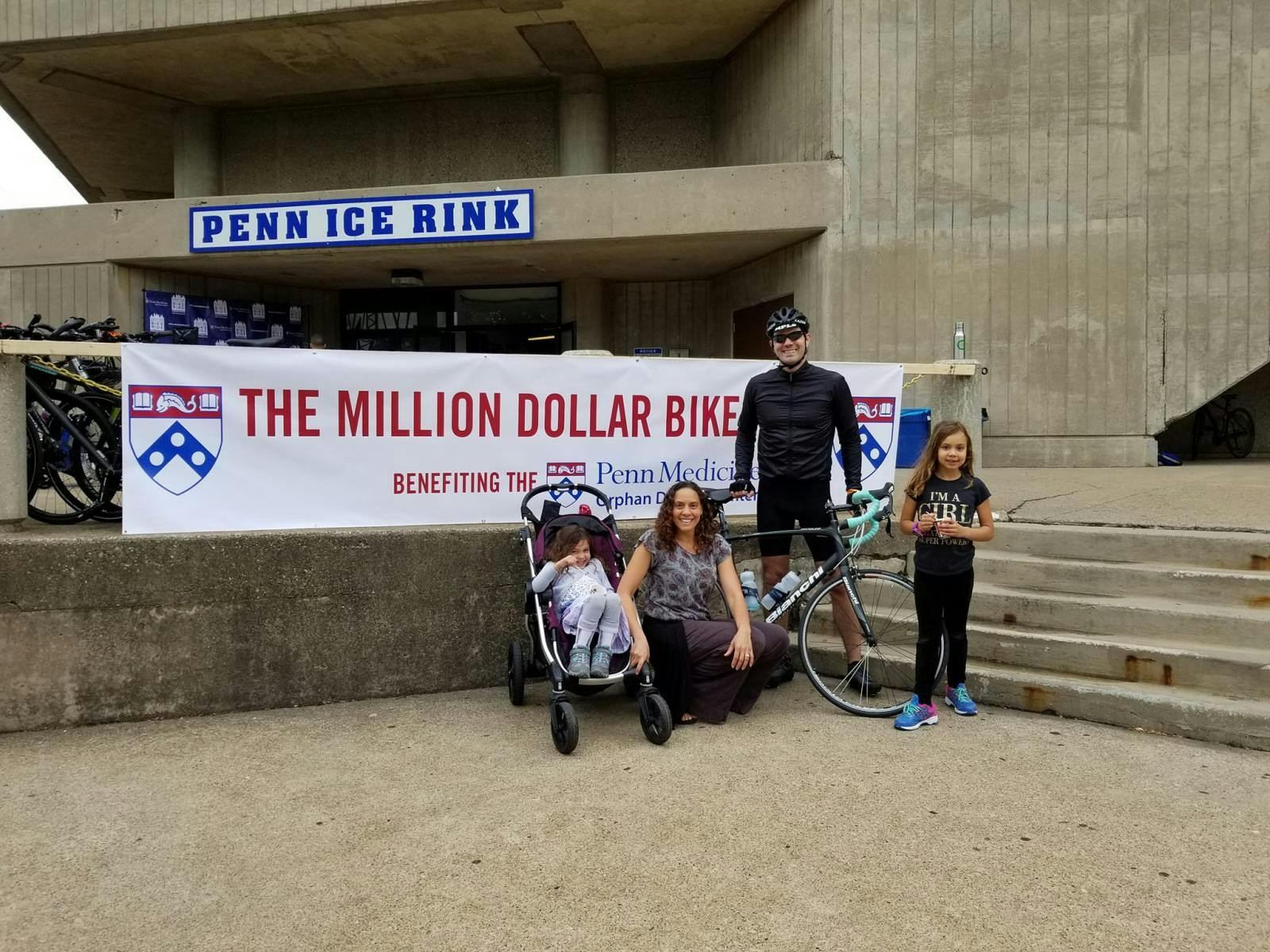 Parents Raise Money for Rare Disease Research through the Million Dollar Bike Ride at Penn Orphan Di