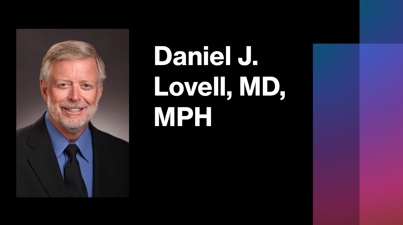 Daniel J. Lovell, MD, MPH: JIA Treatment and Management Guidelines