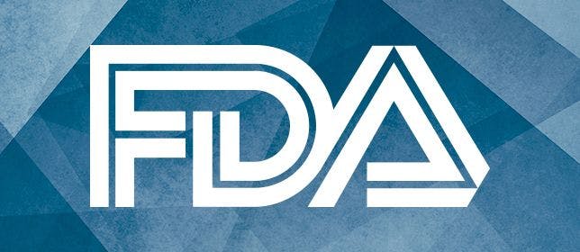 FDA logo with blue backdrop
