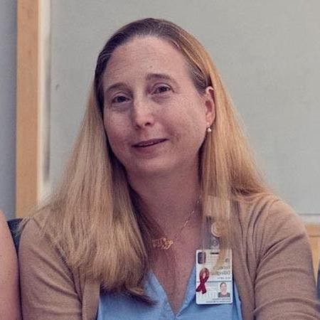 Rebecca Dillingham, MD, MPH, an associate professor of medicine at UVA