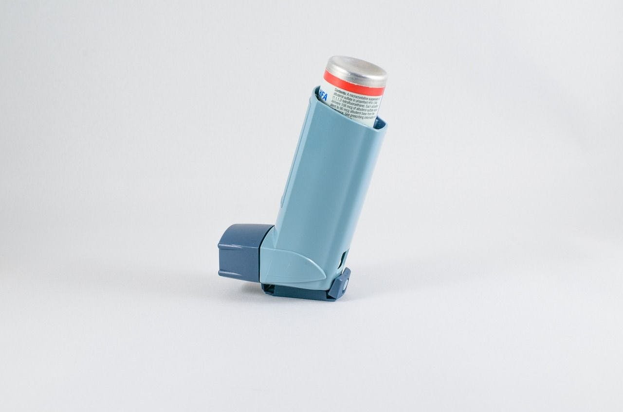 Stock image of an inhaler. | Credit: Pixabay
