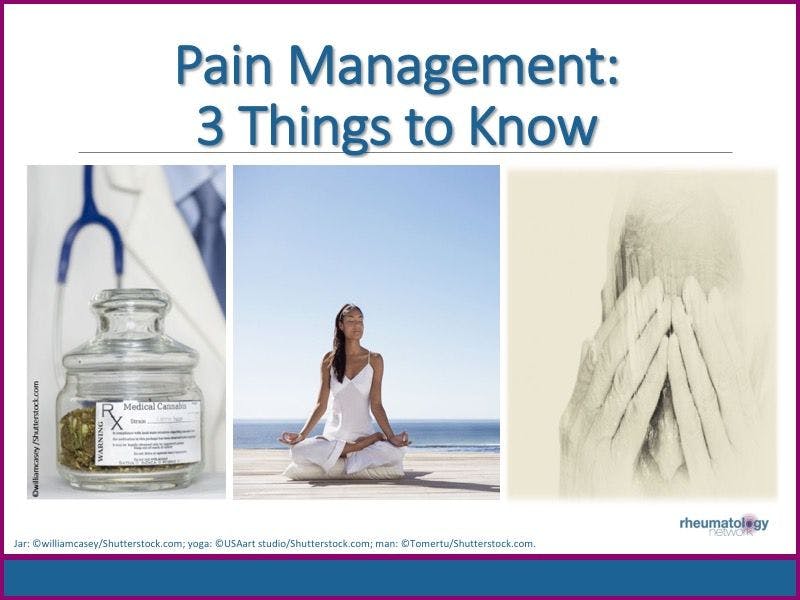 Pain Management: 3 New Things
