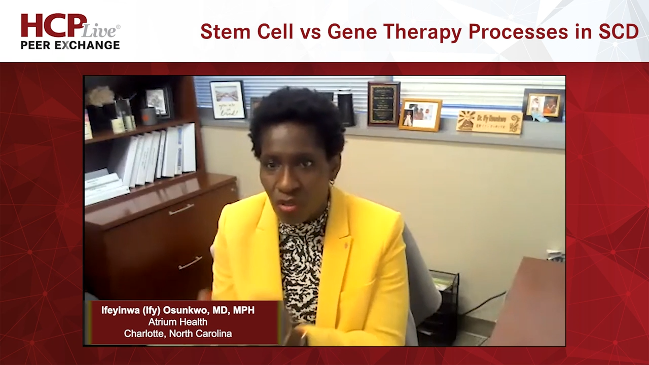 Stem Cell vs Gene Therapy Processes in SCD 