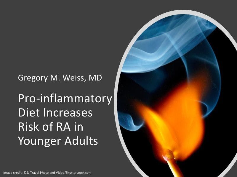 Pro-inflammatory Diet Increases Risk of RA in Younger Adults