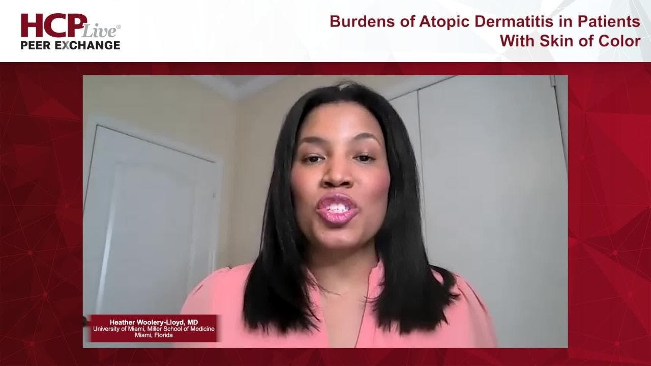 Burdens of Atopic Dermatitis in Patients With Skin of Color 