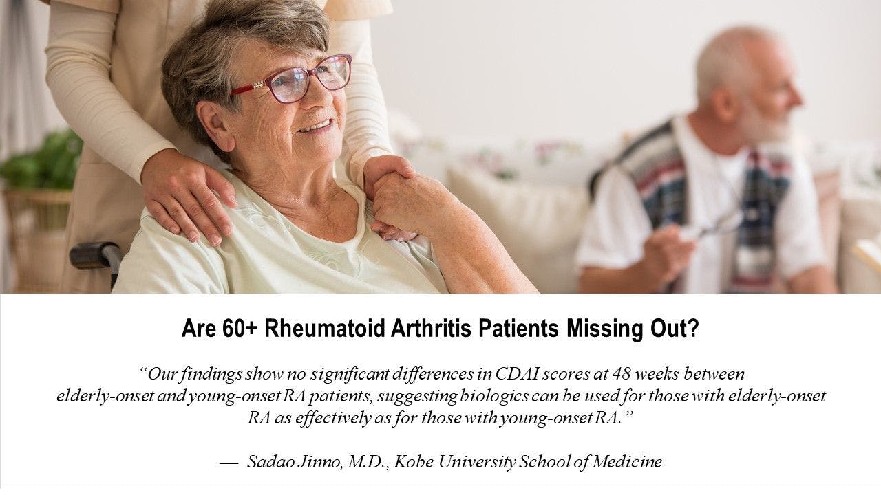 Senior Rheumatoid Arthritis Patients May Be Missing Out on Treatments