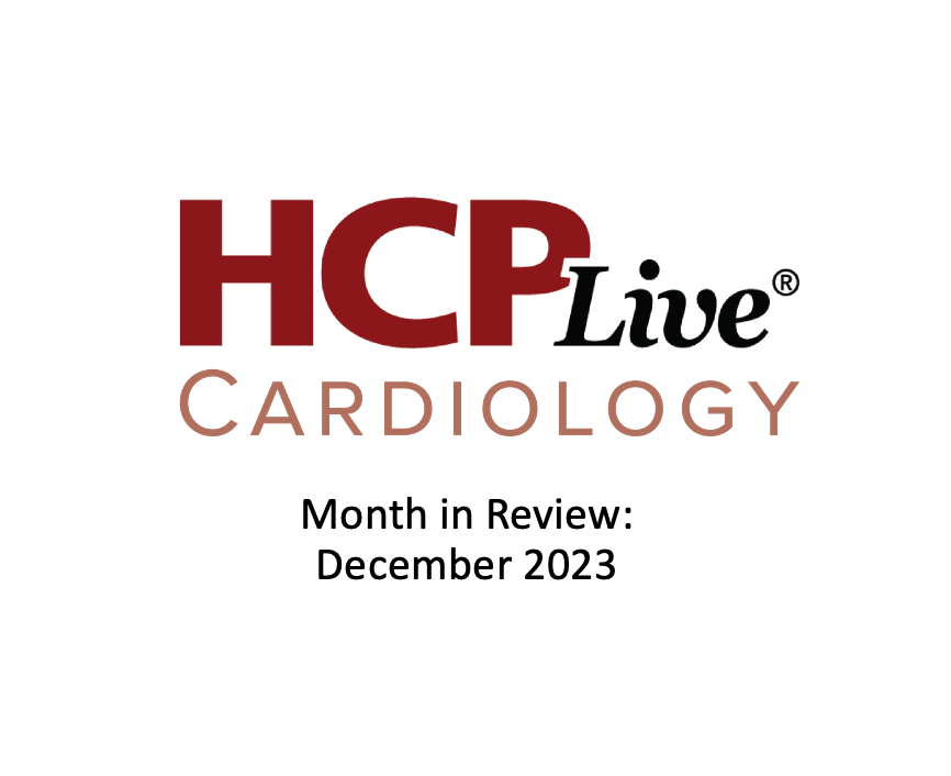 Cardiology Month in Review December 2023 logo