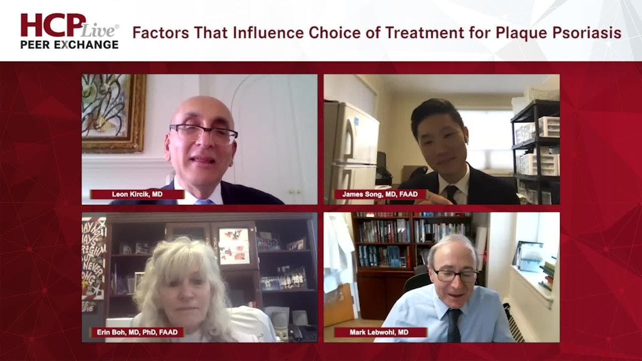 Factors That Influence Choice of Treatment for Plaque Psoriasis