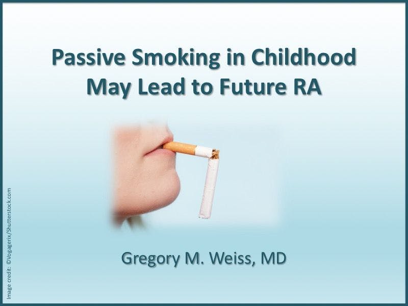 Passive Smoking in Childhood May Lead to Future RA