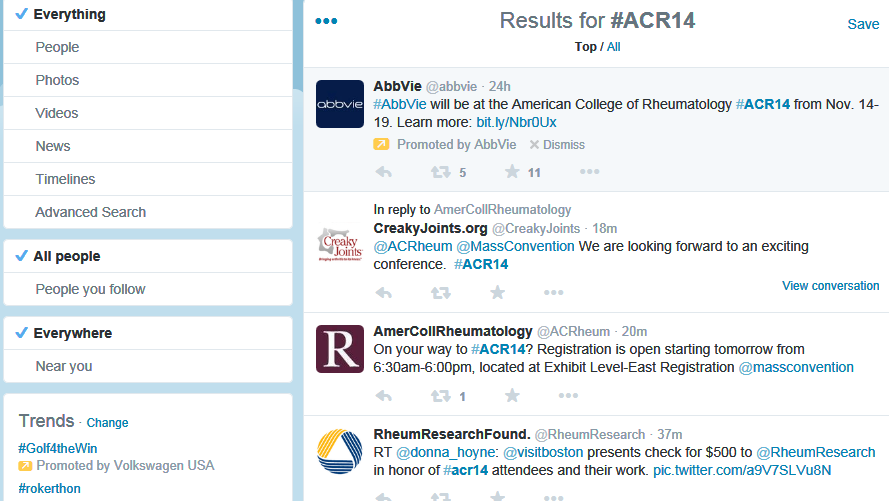 ACR Promotes Twitter, Blogging at Annual Meeting