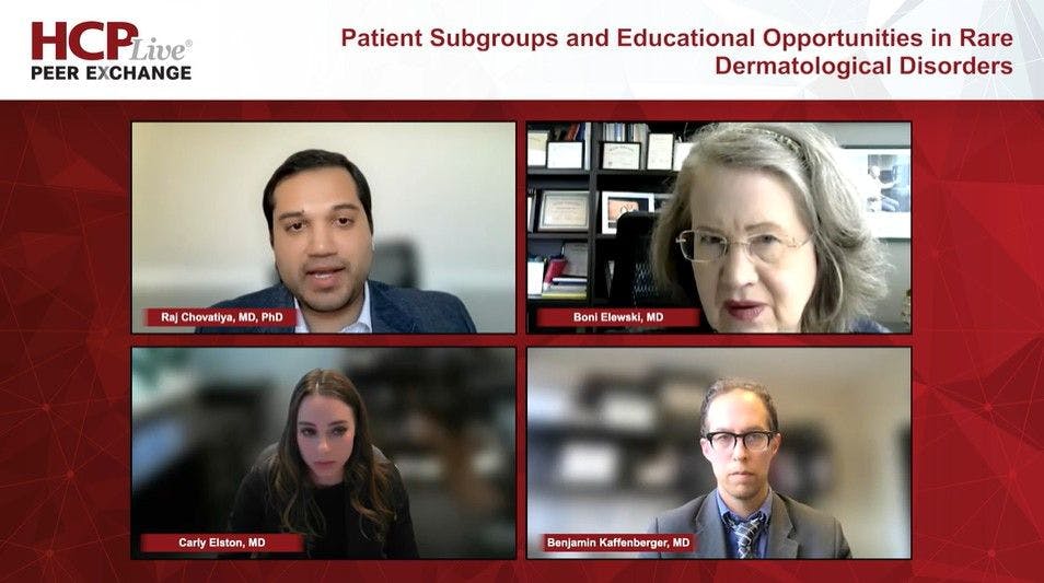 Patient Subgroups and Educational Opportunities in Rare Dermatological Disorders
