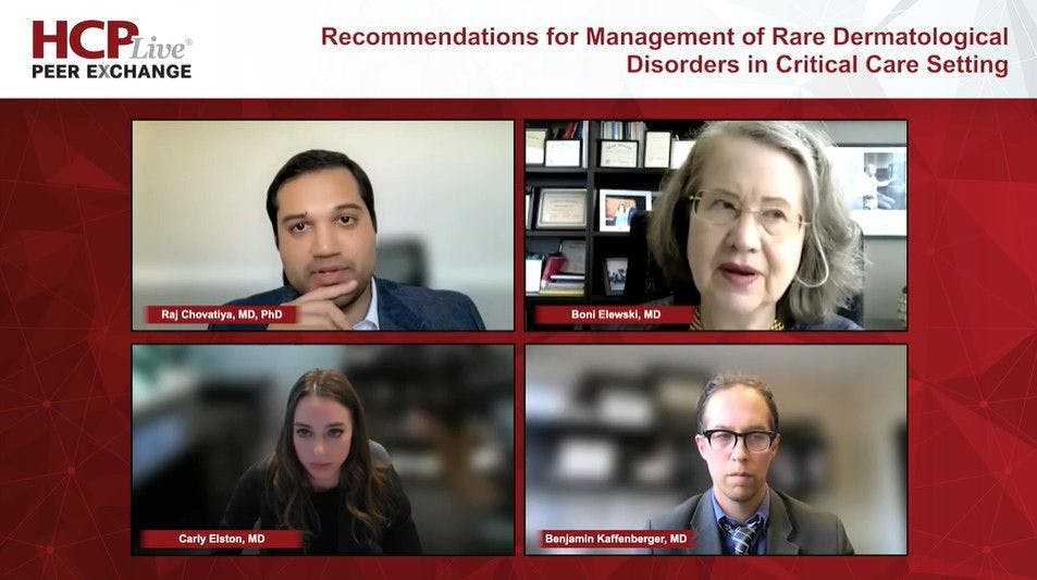 Recommendations for Management of Rare Dermatological Disorders in Critical Care Setting