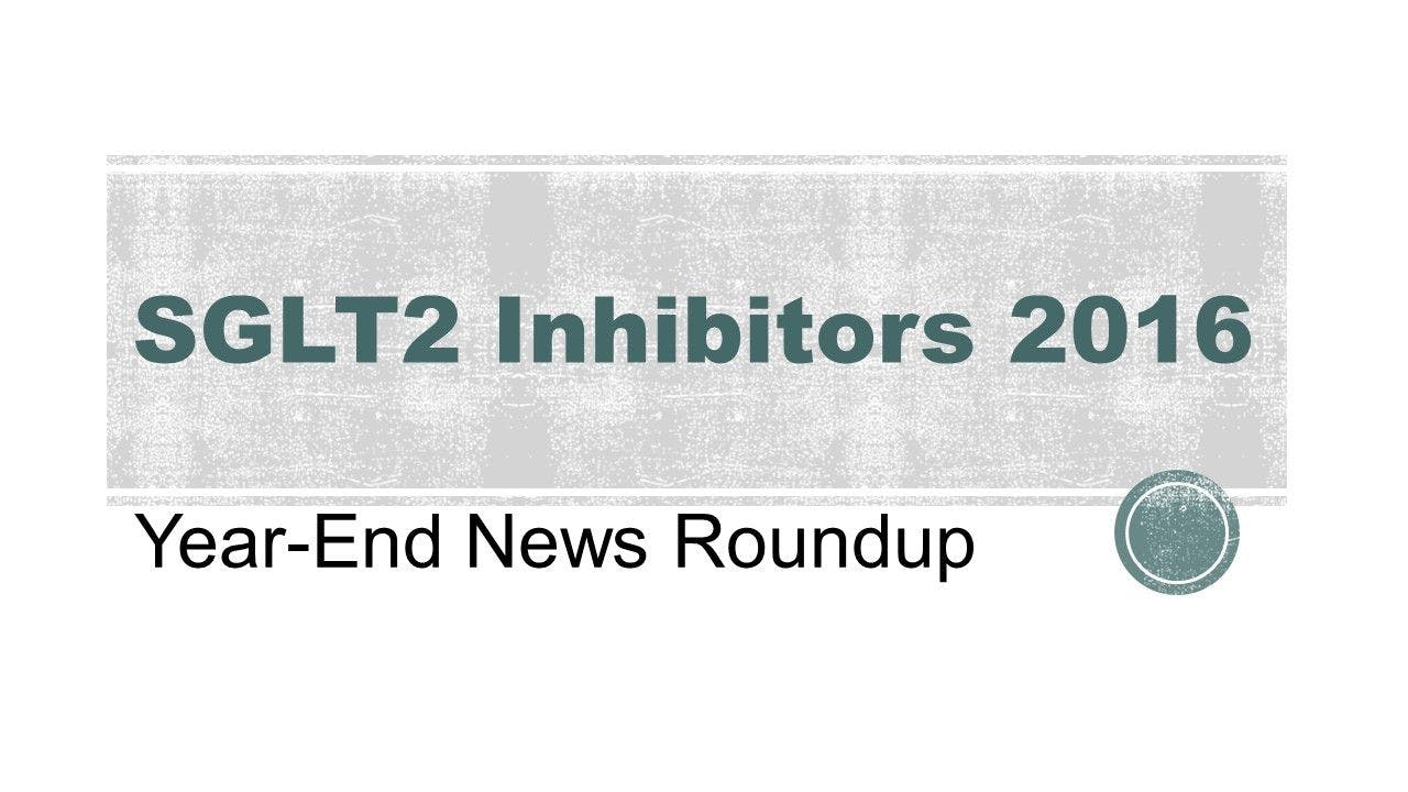 SGLT2 Inhibitors 2016: Year-End News Roundup