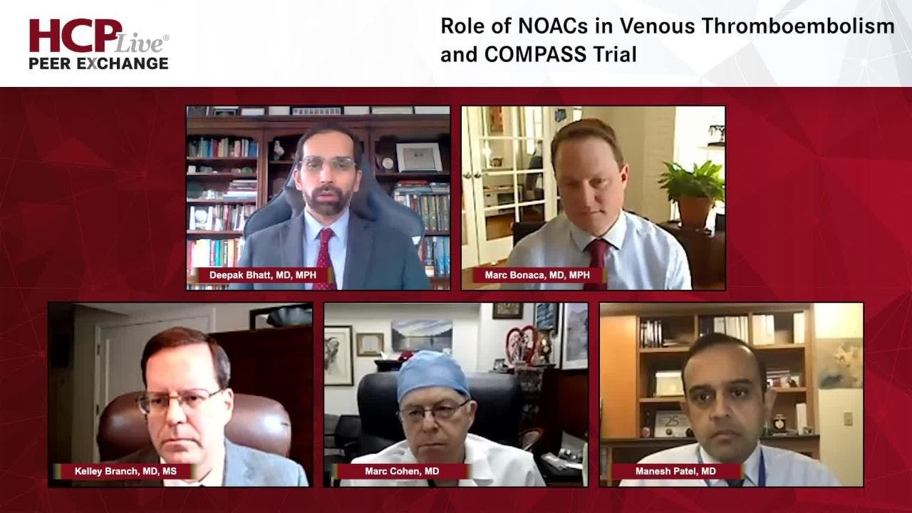 Role of NOACs in Venous Thromboembolism and COMPASS Trial 