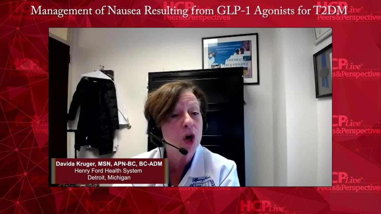 Management of Nausea Resulting from GLP1 Agonists for T2DM 