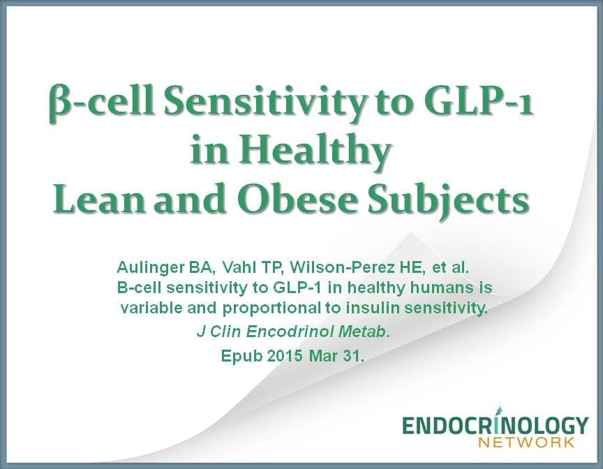 What Impact of Weight on GLP-1-stimulated Insulin Secretion? 
