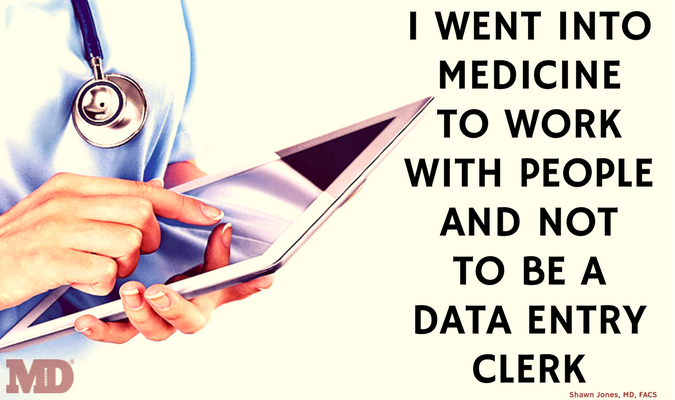 electronic health record, EHR, failure, stress, burnout, physicians, doctors
