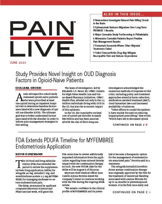 Pain Live® - June 2022 Newsletter