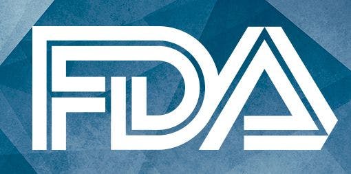 FDA logo in white with a blue backdrop
