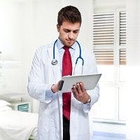 Doctor on iPad